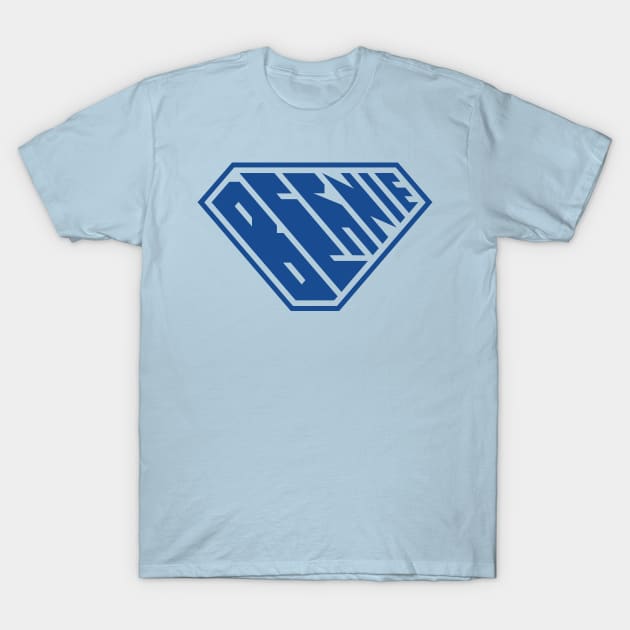 Bernie SuperEmpowered (Blue) T-Shirt by Village Values